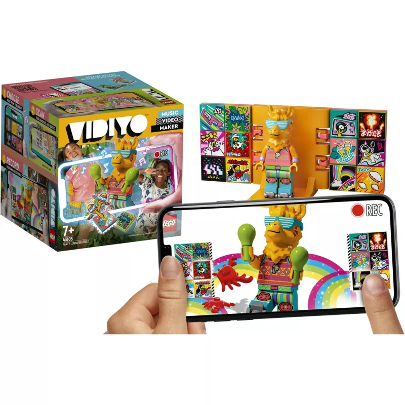 LEGO VIDIYO BeatBox 43105 Party Llama — set de juego interactivo de música y baile