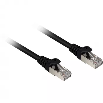 Cable de red Sharkoon Cat.6a SFTP RJ-45 Cat6a 0,5 m negro