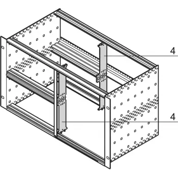 SCHROFF 64560010 material de montaje de 19 pulgadas - accesorio para rack (64560010)
