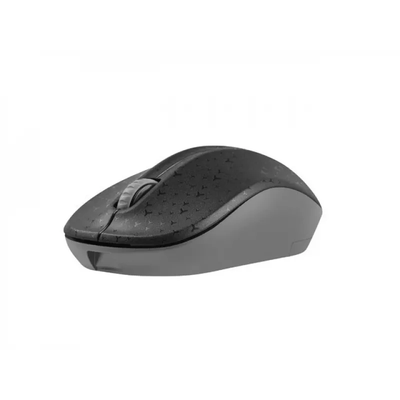 Ratón óptico inalámbrico de oficina NATEC Toucan Office RF — ambidiestro, 1600 DPI, 3 botones, rueda, gris/negro
