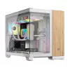 Caja de ordenador Corsair CC-9011288-WW Midi Tower Bambú, Blanco