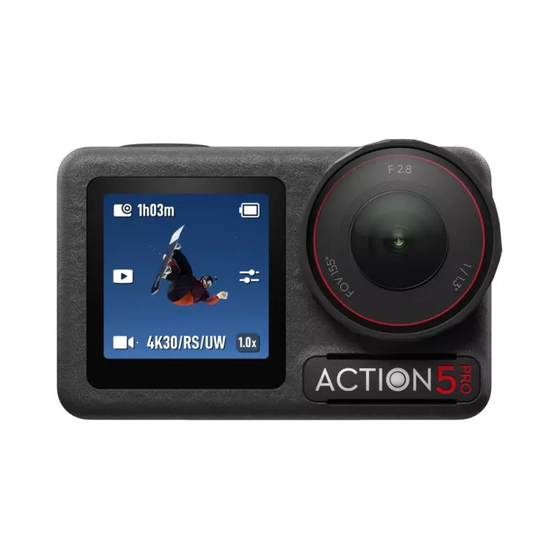 DJI Osmo Action 5 Pro Standard Combo cámara de acción, 40 MP, 4K Ultra HD 120 fps, sensor CMOS de 1/1,3", resistente al agua a 20 m, negra