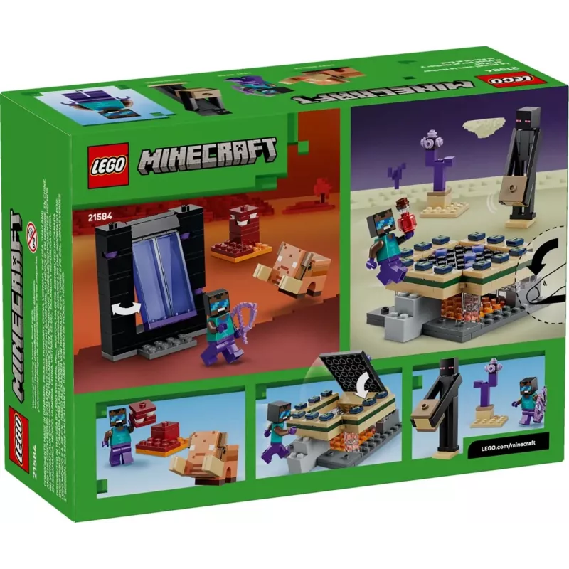 LEGO MINECRAFT 21584 Viaje por el portal del Nether y del End