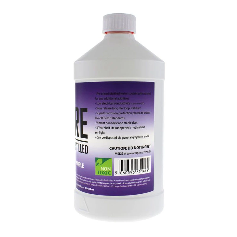 Refrigerante líquido XSPC Pure Coolant 1 L – violeta reactivo a UV