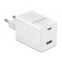 Cargador DeLOCK USB GaN cargador USB Type-C PD 3.0 y USB Type-A 48 W