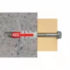 Taco fischer DUOPOWER 10x50 BigBox gris claro/rojo 210 piezas reutilizable (570550)