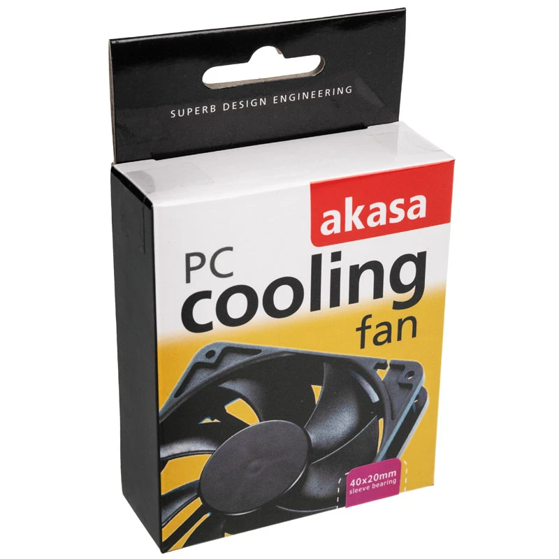Ventilador de caja Akasa AK-4020MS negro