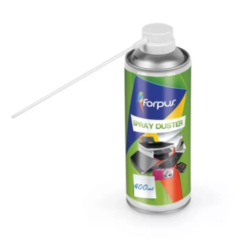Spray de aire comprimido FORPUS FO11307/EOL 400 ml, bote de aerosol para eliminar polvo y limpiar electrónica