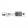 Lector de tarjetas DeLOCK 91741 USB 3.2 Gen 1 Type-C negro gris