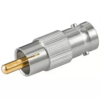 Microconnect BNCRCAADAPTOR Adaptador de cable RCA BNC Plata
