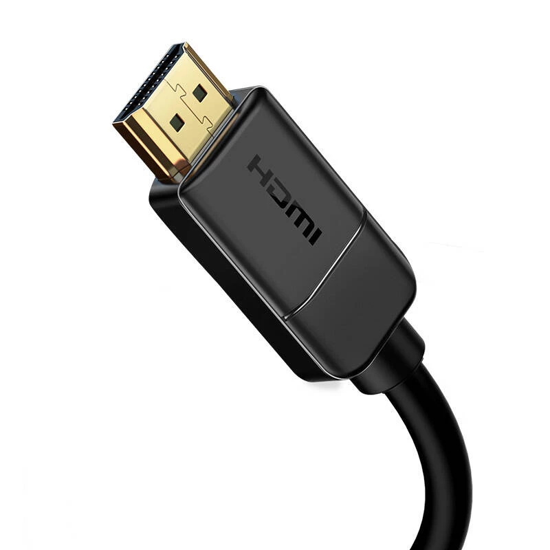 Cable Baseus 2x HDMI 2.0 4K 60Hz, 3D, HDR, 18 Gbit/s, 5 m (negro)