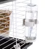 Jaula FERPLAST Casita 100 para conejos y cobayas, metal/plástico, 960×570×560 mm, topo/blanco