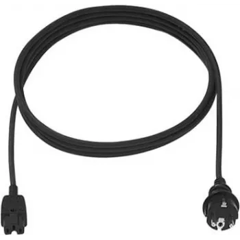 Cable de alimentación Bachmann 372.174 negro 2 m