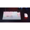 SteelSeries Apex Pro TKL Gen 3 teclado gaming, USB, inglés EE. UU., blanco