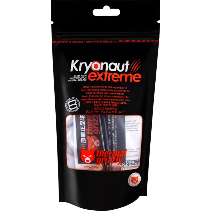 Pasta térmica Thermal Grizzly TG-KE-002-R, 2 g, óxido de aluminio, negro