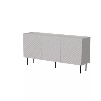 Cómoda Cama LUCCA 3D 165x40x80 cm — cashmere, aglomerado, cuerpo de 16 mm, grosor de puerta de 1,8 cm
