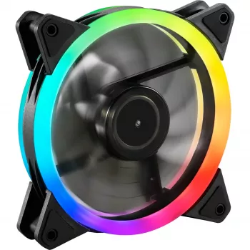 Ventilador de caja SHARKOON Shark Blades PWM ARGB 120mm - Negro