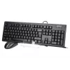A4Tech KM-72620D - Conjunto de teclado y ratón - USB - US - negro