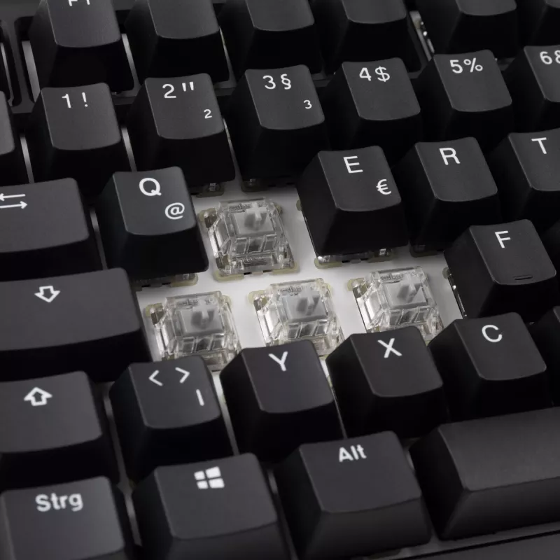 Teclado gaming Ducky Tinker 75 USB alemán negro
