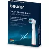 Cabezales de recambio Beurer 10156 – pack de 4, compatible con cepillos de dientes eléctricos de Beurer