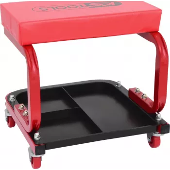 Taburete de taller ks tools modelo 500.8020 — altura 360 mm, anchura del asiento 360 mm