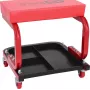 Taburete de taller ks tools modelo 500.8020 — altura 360 mm, anchura del asiento 360 mm