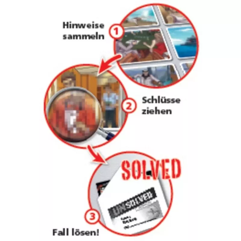 Unsolved - Tod to der Jacht, juego de puzles