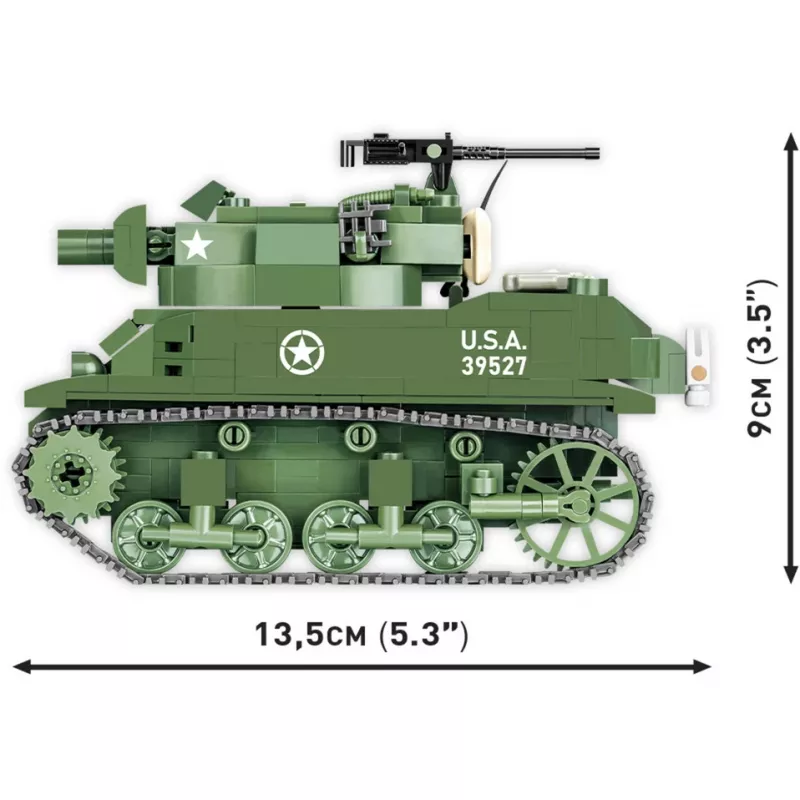 Bloques de construcción COBI H.M.C M8 Scott 525 piezas Segunda Guerra Mundial