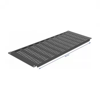 Panel ciego ventilado DeLOCK para armario de red de 19