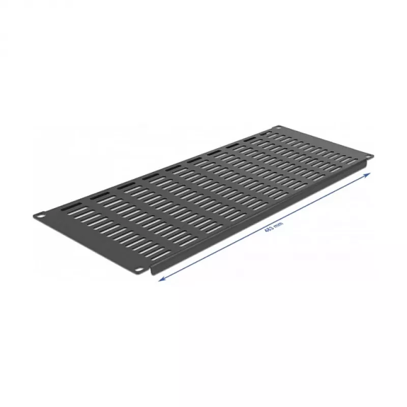 Panel ciego ventilado DeLOCK para armario de red de 19