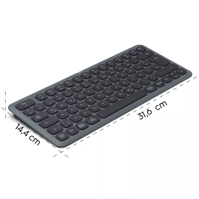 WK-500 teclado multi-dispositivo negro-gris