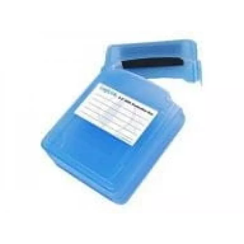 LogiLink Caja para discos duros externos 2 x 2.5, caja de protección azul, resistente a golpes y salpicaduras, con cierre (UA0132)