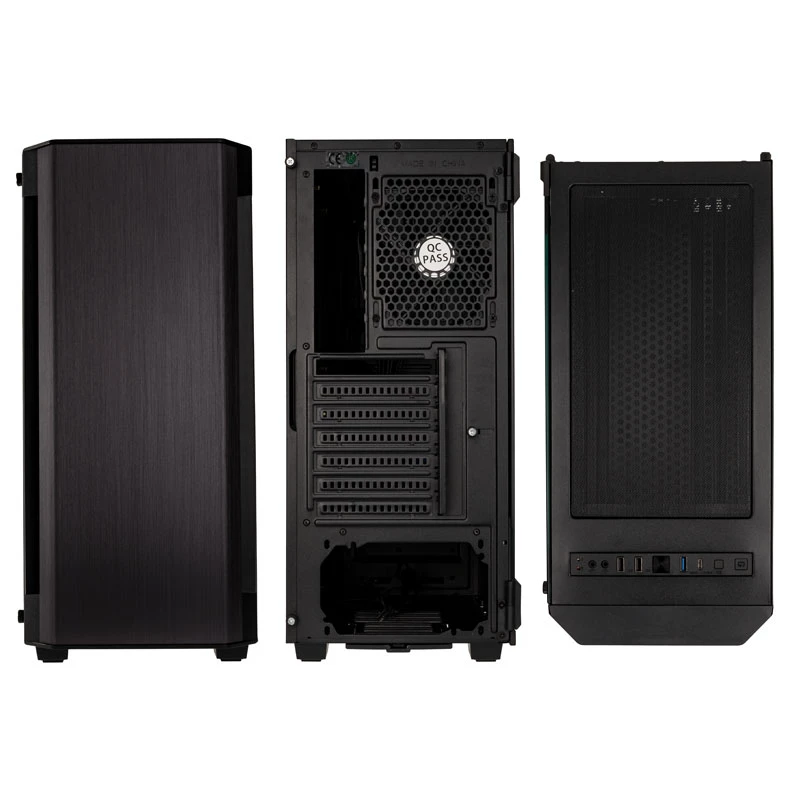 Caja de ordenador Kolink Refine RGB Mid Tower negra