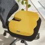 Leitz Ergo Cosy Cojín de asiento, cojín, universal, amarillo, cuña, unicolor, cremallera