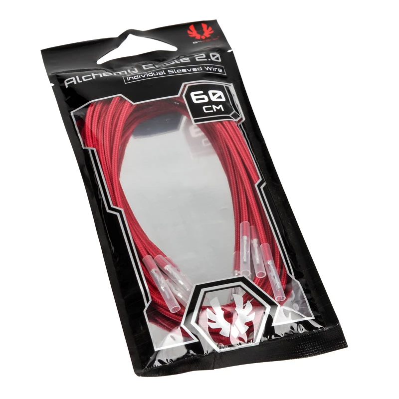 Cable para fuente de alimentación BitFenix Alchemy 2.0, 5x 60 cm, rojo