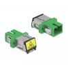 Acoplador de fibra óptica DeLOCK 86887 SC simplex conector hembra a SC simplex conector hembra