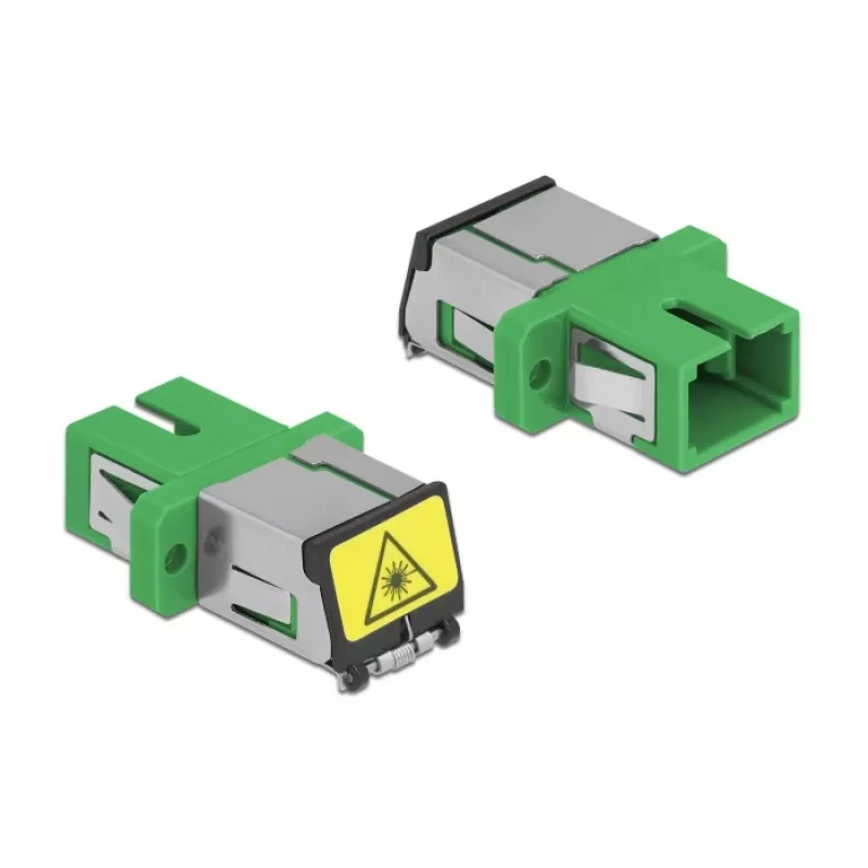 Acoplador de fibra óptica DeLOCK 86887 SC simplex conector hembra a SC simplex conector hembra