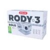 Jaula ZOLUX RODY3 SOLO blanca — jaula compacta individual para hámster, metal/plástico, 410×280×270 mm