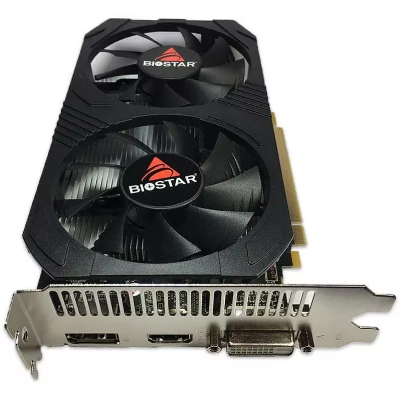 BIOSTAR Radeon RX 560 Gaming OC VA5615RF41 tarjeta gráfica, 4 GB GDDR5, 128 bits, PCIe 3.0, 1175 MHz
