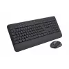 Logitech Signature MK650 for Business - Conjunto teclado y ratón - Inalámbrico - 2,4 GHz, Bluetooth LE - QWERTY - Español - Grafito
