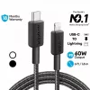 Cable Anker 322 0,9 m Lightning a USB-C 30 W