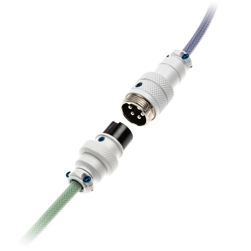 Cable USB Ducky Premicord 1,8 m USB A USB C azul verde