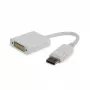 Adaptador de cable de vídeo GEMBIRD DisplayPort a DVI 0,1 m, blanco