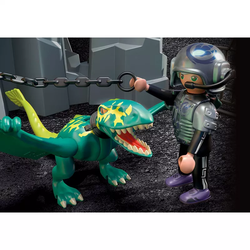 Playmobil - #70925 Dino Rise Dino Mine Set de construcción de 386 piezas - Multicolor