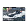 Maqueta de barco de plástico REVELL U.S.S. Nautilus escala 1:305, kit 05184
