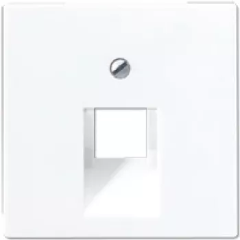 Adaptador de placa de pared JUNG A 569-1 BFPLUA WW — termoplástico blanco, pack de 1