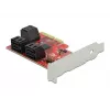 Tarjeta SATA PCI Express x4 DeLOCK 6 puertos formato Low Profile