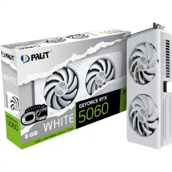 Palit GeForce RTX 5060 White OC 8GB GDDR7 Tarjeta gráfica