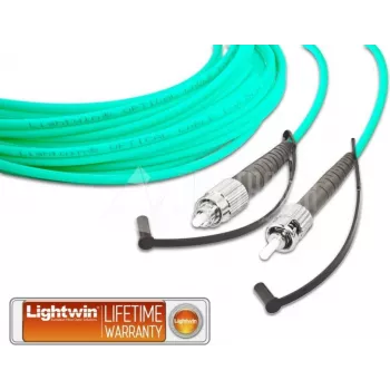Lightwin Cable de conexión de fibra óptica simplex de alta calidad, MM OM3, FC - ST (LSP-50 FC-ST 2.0 OM3)