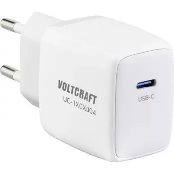 VOLTCRAFT UC-1XCX004 VC-13158215 Cargador USB para interiores corriente de salida (máx.) 3 A 1 x USB Power Delivery (USB-PD) (VC-13158215)